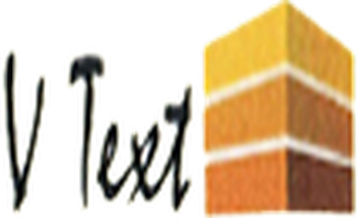 V Text Wood